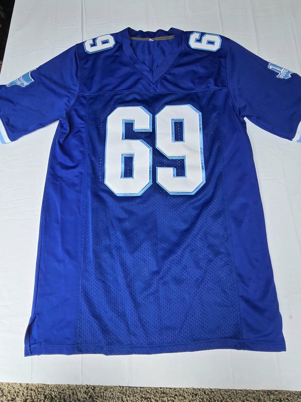 Varsity Blues Billy Bob #69 West Canaan Football Jersey M